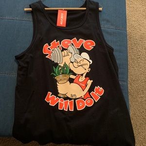 Nelk boys Steve will do it tank top size L